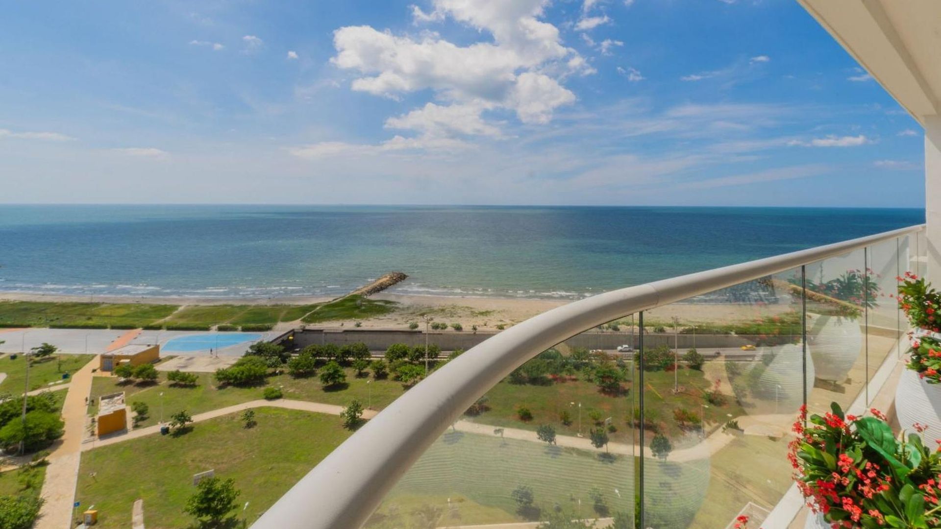 Apartamento Balcón Panorámico y Vista al Mar CB1501 *