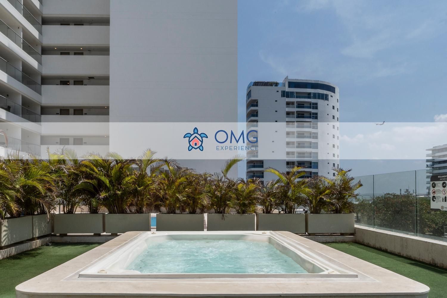 Apartamento Balcón Panorámico y Vista al Mar CB1501 Cartagena