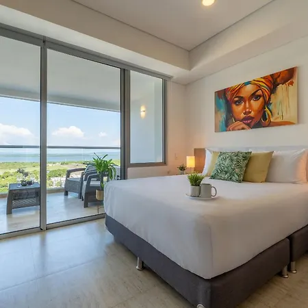 Balcón Panorámico Y Vista Al Mar Cb1501 Apartamento *