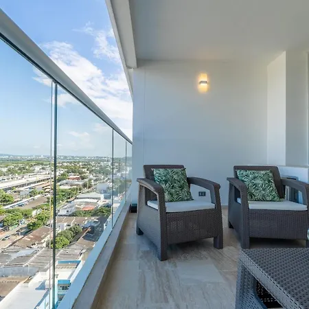Apartamento Balcón Panorámico Y Vista Al Mar Cb1501