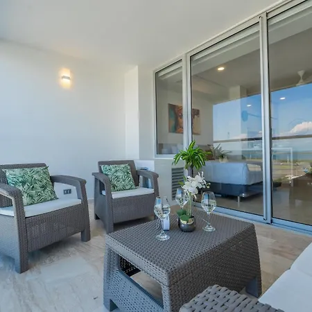 Balcón Panorámico Y Vista Al Mar Cb1501 Apartamento Cartagena