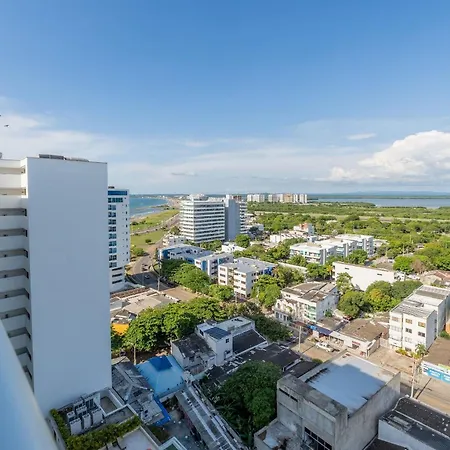 Apartamento Balcón Panorámico Y Vista Al Mar Cb1501 *