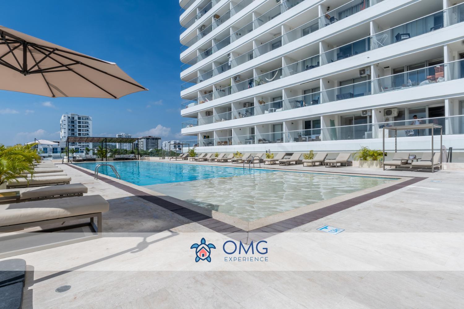 Apartamento Balcón Panorámico Y Vista Al Mar Cb1501 *